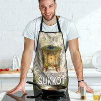Sukkot Apron Jewish Holiday Gratitude Dwells Here - Vintage Botanical Sukkah