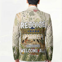 Sukkot Blazer Jewish Holiday Gratitude Dwells Here - Vintage Botanical Sukkah