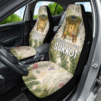 Sukkot Car Seat Cover Jewish Holiday Gratitude Dwells Here - Vintage Botanical Sukkah