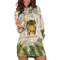Sukkot Hoodie Dress Jewish Holiday Gratitude Dwells Here - Vintage Botanical Sukkah