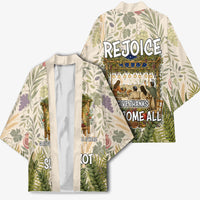 Sukkot Kimono Jewish Holiday Gratitude Dwells Here - Vintage Botanical Sukkah