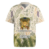 Sukkot Rugby Jersey Jewish Holiday Gratitude Dwells Here - Vintage Botanical Sukkah