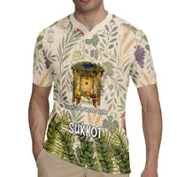 Sukkot Rugby Jersey Jewish Holiday Gratitude Dwells Here - Vintage Botanical Sukkah