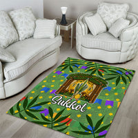 Sukkot Jewish Area Rug Colorful Sukkot Festival Of Tabernacles