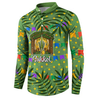 Sukkot Jewish Button Sweatshirt Colorful Sukkot Festival Of Tabernacles