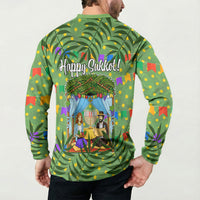 Sukkot Jewish Button Sweatshirt Colorful Sukkot Festival Of Tabernacles