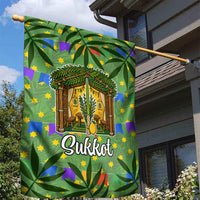 Sukkot Jewish Garden Flag Colorful Sukkot Festival Of Tabernacles