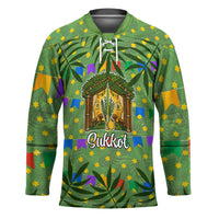 Sukkot Jewish Hockey Jersey Colorful Sukkot Festival Of Tabernacles
