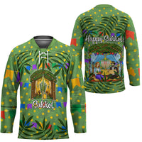 Sukkot Jewish Hockey Jersey Colorful Sukkot Festival Of Tabernacles