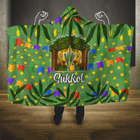 Sukkot Jewish Hooded Blanket Colorful Sukkot Festival Of Tabernacles