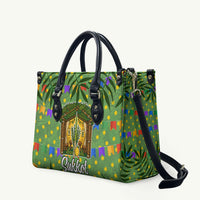 Sukkot Jewish Leather Bag Colorful Sukkot Festival Of Tabernacles