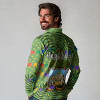 Sukkot Jewish Long Sleeve Polo Shirt Colorful Sukkot Festival Of Tabernacles