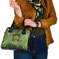 Sukkot Jewish Shoulder Handbag Colorful Sukkot Festival Of Tabernacles