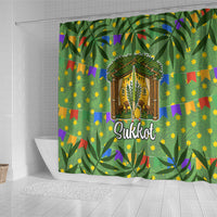 Sukkot Jewish Shower Curtain Colorful Sukkot Festival Of Tabernacles