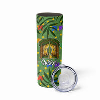 Sukkot Jewish Skinny Tumbler Colorful Sukkot Festival Of Tabernacles