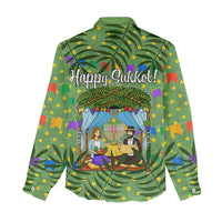Sukkot Jewish Women Casual Shirt Colorful Sukkot Festival Of Tabernacles
