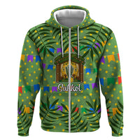 Sukkot Jewish Zip Hoodie Colorful Sukkot Festival Of Tabernacles