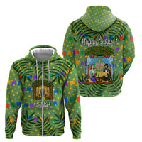 Sukkot Jewish Zip Hoodie Colorful Sukkot Festival Of Tabernacles
