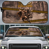 Theseus The Hero Of Athens Auto Sun Shade Greek Mythology Minotaur Ancient Warrior Art