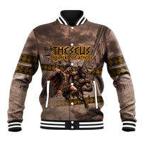 Theseus The Hero Of Athens Baseball Jacket Greek Mythology Minotaur Ancient Warrior Art