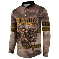 Theseus The Hero Of Athens Button Sweatshirt Greek Mythology Minotaur Ancient Warrior Art