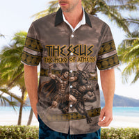 Theseus The Hero Of Athens Hawaiian Shirt Greek Mythology Minotaur Ancient Warrior Art
