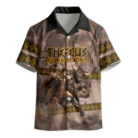 Theseus The Hero Of Athens Kid Hawaiian Shirt Greek Mythology Minotaur Ancient Warrior Art