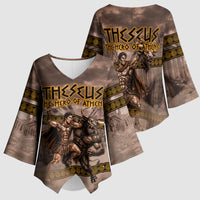 Theseus The Hero Of Athens Kimono Sleeve Blouse Greek Mythology Minotaur Ancient Warrior Art