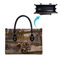 Theseus The Hero Of Athens Leather Bag Greek Mythology Minotaur Ancient Warrior Art