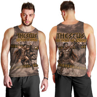 Theseus The Hero Of Athens Men Tank Top Greek Mythology Minotaur Ancient Warrior Art