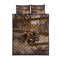 Theseus The Hero Of Athens Quilt Bed Set Greek Mythology Minotaur Ancient Warrior Art