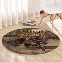 Theseus The Hero Of Athens Round Carpet Greek Mythology Minotaur Ancient Warrior Art