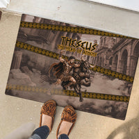 Theseus The Hero Of Athens Rubber Doormat Greek Mythology Minotaur Ancient Warrior Art