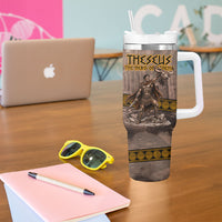 Theseus The Hero Of Athens Tumbler With Handle Greek Mythology Minotaur Ancient Warrior Art