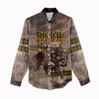 Theseus The Hero Of Athens Women Casual Shirt Greek Mythology Minotaur Ancient Warrior Art