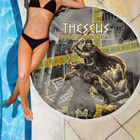 Theseus In The Heart Of The Labyrinth Beach Blanket Ancient Greek Mythology Minotaur Warrior Battle Art