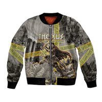 Theseus In The Heart Of The Labyrinth Bomber Jacket Ancient Greek Mythology Minotaur Warrior Battle Art