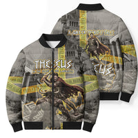 Theseus In The Heart Of The Labyrinth Bomber Puffer Jacket Ancient Greek Mythology Minotaur Warrior Battle Art