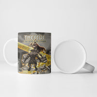 Theseus In The Heart Of The Labyrinth Ceramic Mug Ancient Greek Mythology Minotaur Warrior Battle Art
