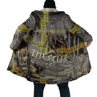 Theseus In The Heart Of The Labyrinth Cloak Ancient Greek Mythology Minotaur Warrior Battle Art