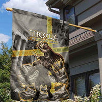 Theseus In The Heart Of The Labyrinth Garden Flag Ancient Greek Mythology Minotaur Warrior Battle Art