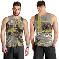 Theseus In The Heart Of The Labyrinth Men Tank Top Ancient Greek Mythology Minotaur Warrior Battle Art