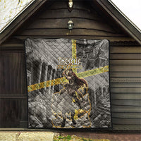 Theseus In The Heart Of The Labyrinth Quilt Ancient Greek Mythology Minotaur Warrior Battle Art
