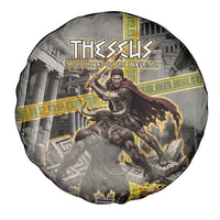 Theseus In The Heart Of The Labyrinth Spare Tire Cover Ancient Greek Mythology Minotaur Warrior Battle Art