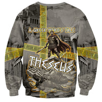 Theseus In The Heart Of The Labyrinth Sweatshirt Ancient Greek Mythology Minotaur Warrior Battle Art