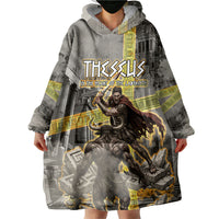 Theseus In The Heart Of The Labyrinth Wearable Blanket Hoodie Ancient Greek Mythology Minotaur Warrior Battle Art