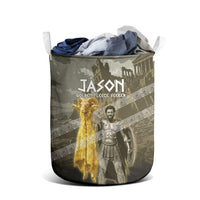 Jason Golden Fleece Seeker Laundry Basket Ancient Greek Mythology Heroic Warrior Dragon Battle