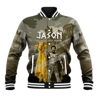 Jason Golden Fleece Seeker Baseball Jacket Ancient Greek Mythology Heroic Warrior Dragon Battle