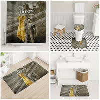 Jason Golden Fleece Seeker Bathroom Set Ancient Greek Mythology Heroic Warrior Dragon Battle