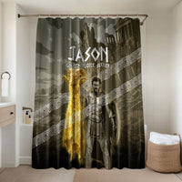 Jason Golden Fleece Seeker Bathroom Set Ancient Greek Mythology Heroic Warrior Dragon Battle